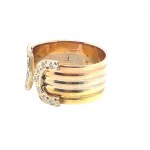 GOLD RING 4.10 GR WITH DIAMONDS - DHR30509