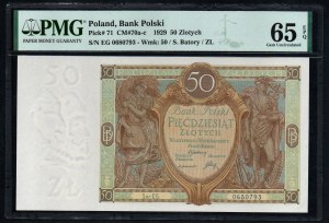 Polsko. Bank Polski 50 Zlotych 1929