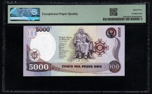 Kolumbien. Banco de la Republica 5000 Pesos 1993