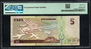 Figi. Reserve Bank 5 dollari 2002