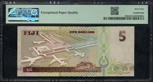 Fidschi. Reserve Bank 5 Dollars 2002