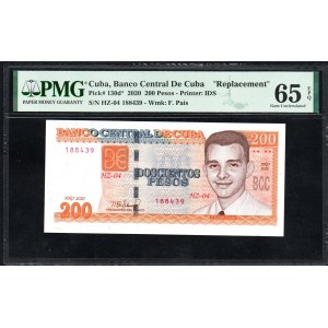 Cuba. Banco Central de Cuba 200 Pesos 2020 Replacement