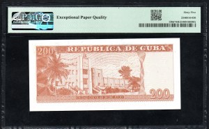 Kuba. Banco Central de Cuba 200 Pesos 2020 Wymiana
