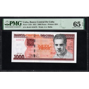 Cuba. Banco Central de Cuba 1000 Pesos 2021