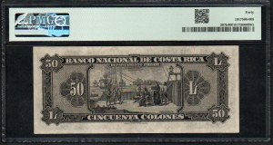 Kostarika. Banco Nacional 50 Colones 1942