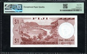 Fidżi. Centralny organ monetarny 1 dolar (1974)