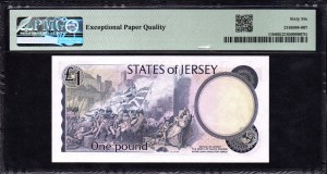 Jersey. Štáty Jersey 1 libra (1976-1988)