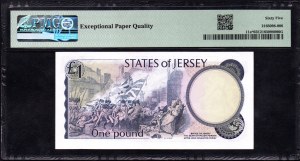 Jersey. Státy Jersey 1 libra (1976-1988) Náhrada