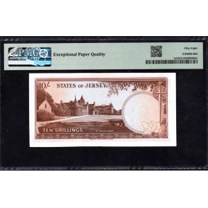 Jersey. States of Jersey 10 Shillings (1963)