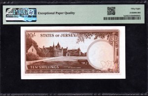 Jersey. Stati di Jersey 10 scellini (1963)