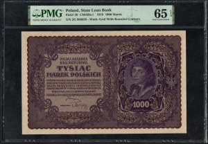 Poland. State Loan Bank 1000 Marek 1919