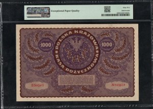 Pologne. Banque de prêt d'État 1000 Marek 1919