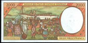 Gabun. Banque Des Etats de L'Afrique Centrale 2000 Francs 2000