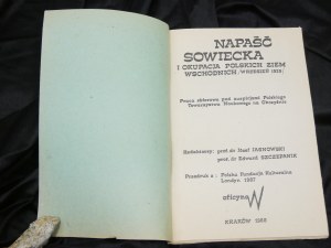 Soviet Assault and Occupation of Polish Eastern Territories second circulation Cracow Oficyna W 1988