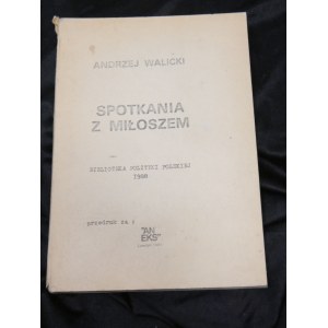drugi obieg Spotkania z Miłoszem / Andrzej Walicki 1988
