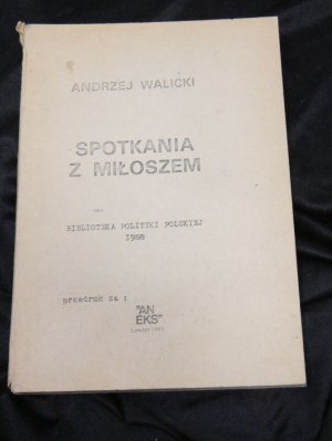 The second circulation Meetings with Miłosz / Andrzej Walicki 1988
