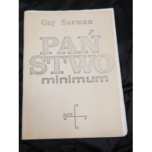 drugi obieg Państwo minimum / Guy Sorman Kurs, 1987.
