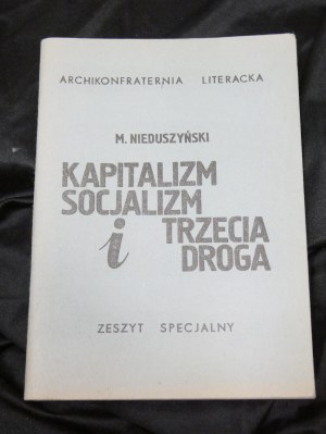 Zweiter Kreislauf Kapitalismus Sozialismus und der Dritte Weg Nieduszynski