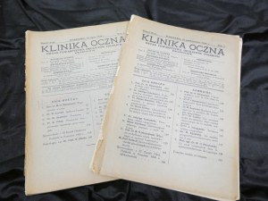 Clinique ophtalmologique 1928 ANNEE 6, cahiers 2 et 3