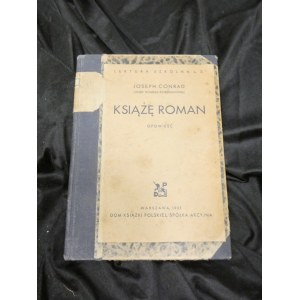 Prince Roman : une histoire / Joseph Conrad (Józef Konrad Korzeniowski) 1935