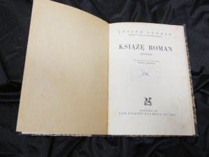 Il principe Roman : una storia / Joseph Conrad (Józef Konrad Korzeniowski) 1935