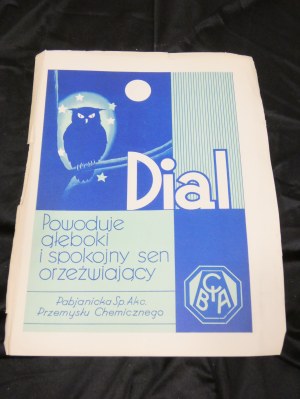 Značka DIAL CIBA Pabianicka Sp. Akc. chemického priemyslu, Pabianice