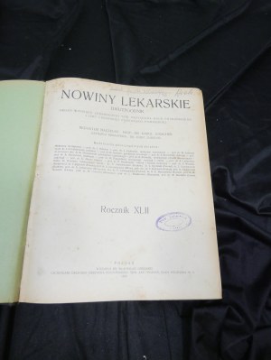 Noviny Lekarskie Yearbook XLII 1930