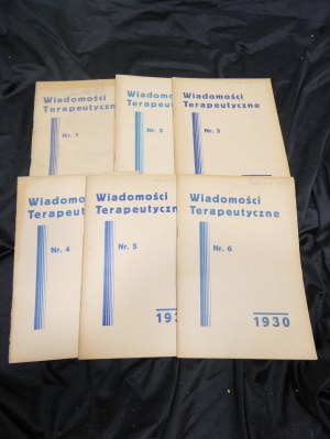 Terapeutické novinky 1930 č. 1-6