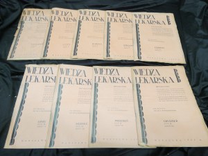 Wiedza Lekarska 1935 YEAR IX edited by doc. dr. Wojciechowski