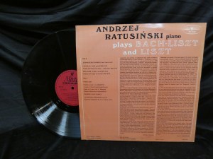 SX 1438 LP ANDRZEJ RATUSIŃSKI PIANO BACH LISZT vinyl