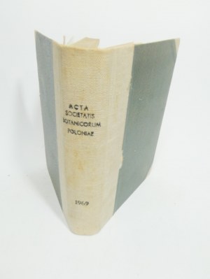 Acta Societatis Botanicorum Poloniae 1969