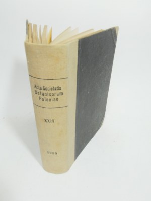 Acta Societatis Botanicorum Poloniae 1955