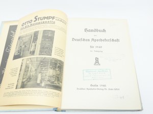 Handbuch der Deutschen Apothekerschaft 1940 Pharmacy Third Reich