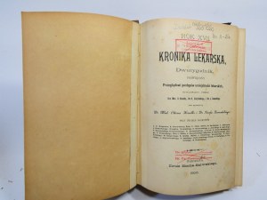 Medical Chronicle : biweekly 1896 - complete yearbook