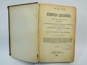 Kronika Lekarska : annuario completo bisettimanale 1901