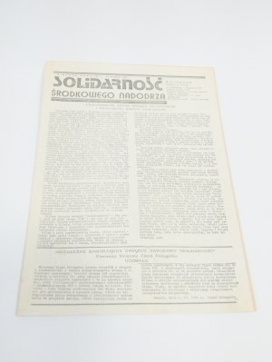 Solidarity of the Central Nadodrza Zielona Góra Glogow 1981