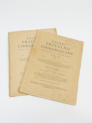 REVUE CHIRURGICALE POLONAISE 1936 VOLUME XV CAHIER 4/5