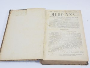 Medicina 1882 TOM X rivista settimanale per i medici praticanti / [redattore J. Rogowicz].