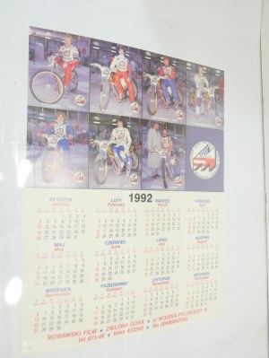 Speedway poster calendar 1992