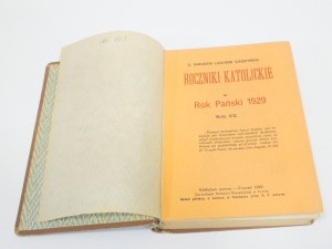 Roczniki Katolickie 1929 Cieszyński