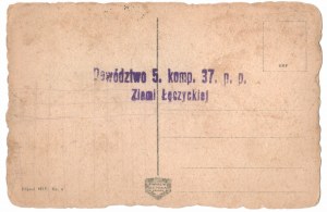 POCKET OF PRZEMYŚL SACRED STEMPEL 37th infantry regiment of the Leczycka Land.