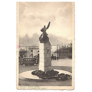 POCZTÓWKA WARSZAWA POMNIK LOTNIKÓW