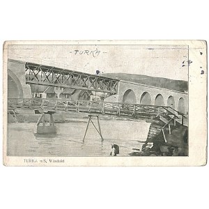 POCZTÓWKA TURKA NAD STRYJEM WIADUKT 1925