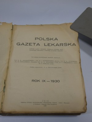 Polska Gazeta Lekarska Lwow YEAR IX 1930