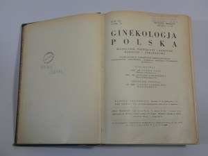 GINEKOLOGJA POLSKA ROK 1931 TOM X Gynecology.