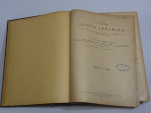 Polska Gazeta Lekarska ROK V 1926