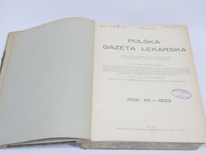 Polska Gazeta Lekarska Year XII 1933 Lviv