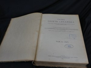 Polska Gazeta Lekarska Rok IV 1925