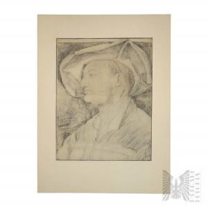 Albrecht Dürer (1471 - 1528), - Szkic do portretu Ulricha Varnbülera