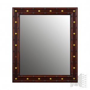 Large Mirror in Bronze Frame from the Bristol Hotel Warsaw